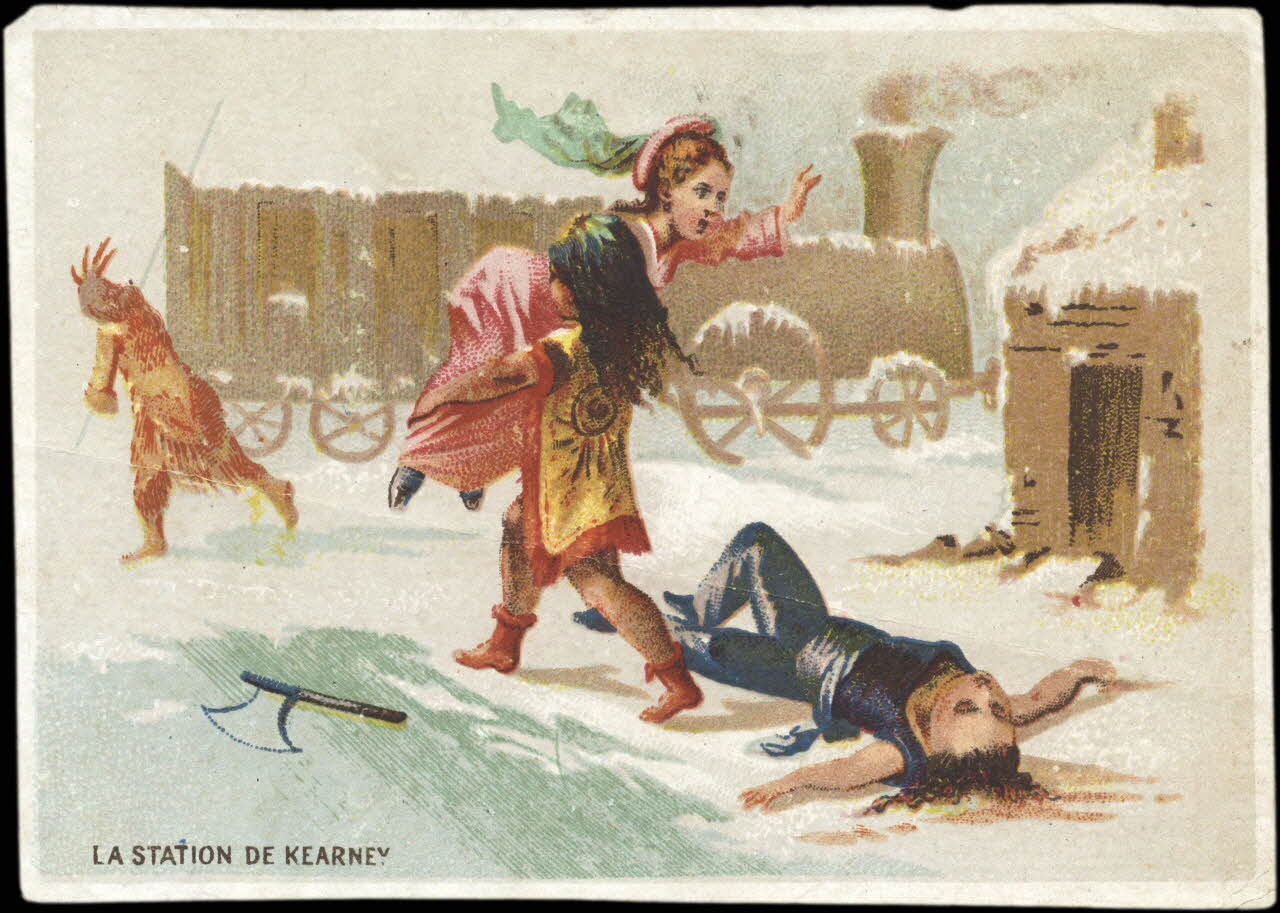 Romanet carte réclame chromo Paris 1877-1907 1995.1.713.6 Photo