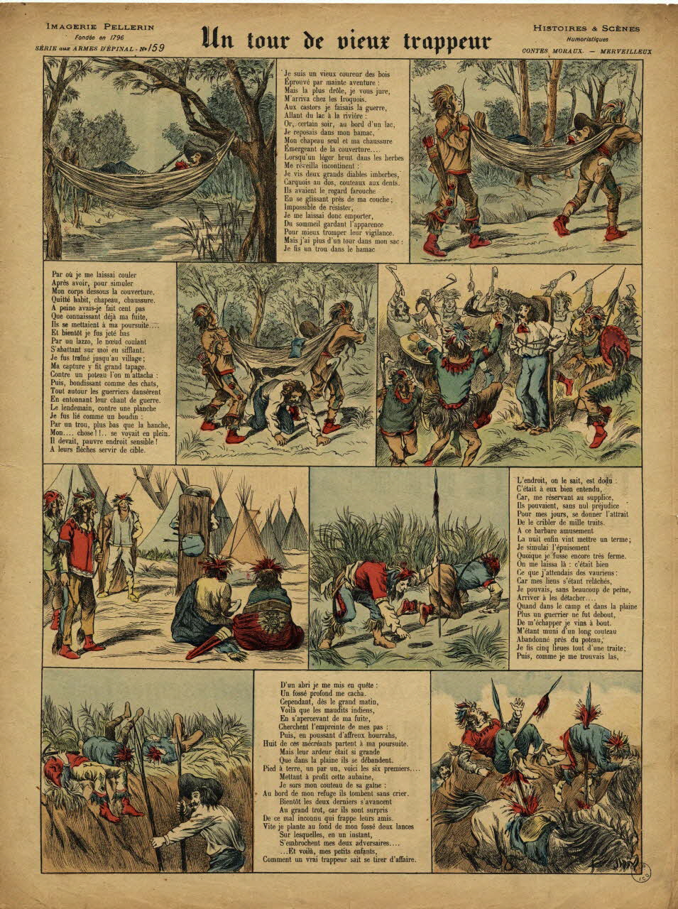 Pellerin à registres (4) Un tour de vieux trappeur Lorraine, France 1895 1998.37.62 Photo