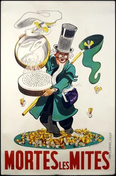 Bruller Jean ; Léonard Danel affiche MORTES LES MITES 1930-1935 2000.7.1 Photo