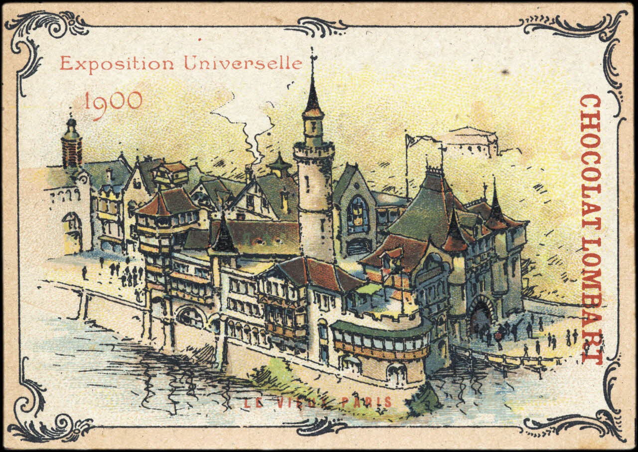 carte réclame chromo Paris 1900 1995.1.4253.6 Photo
