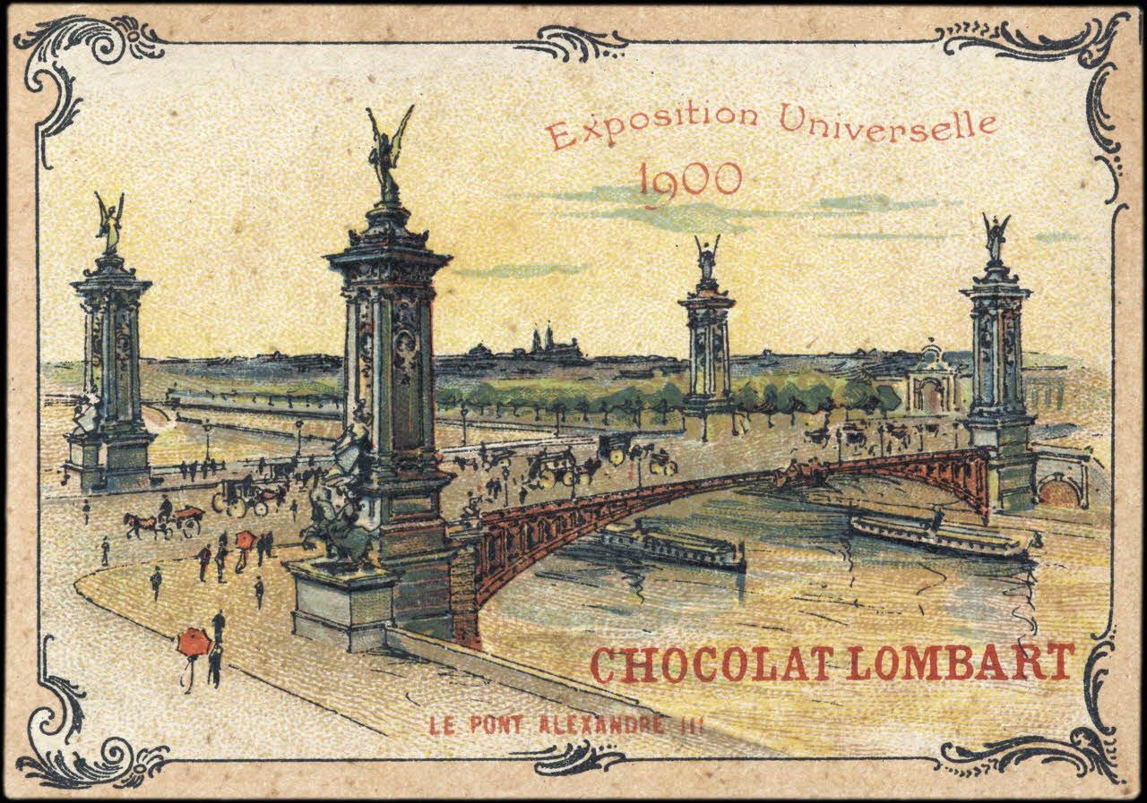 carte réclame chromo Paris 1900 1995.1.4253.4 Photo