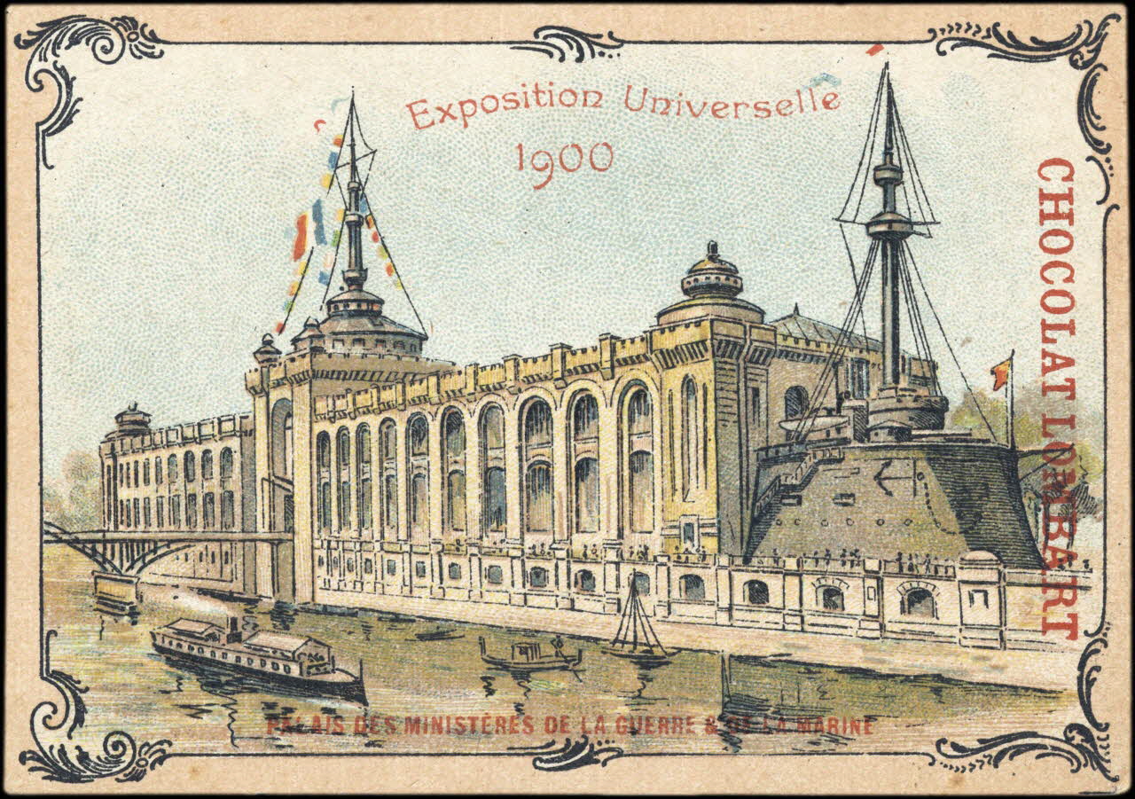 carte réclame chromo Paris 1900 1995.1.4253.14 Photo