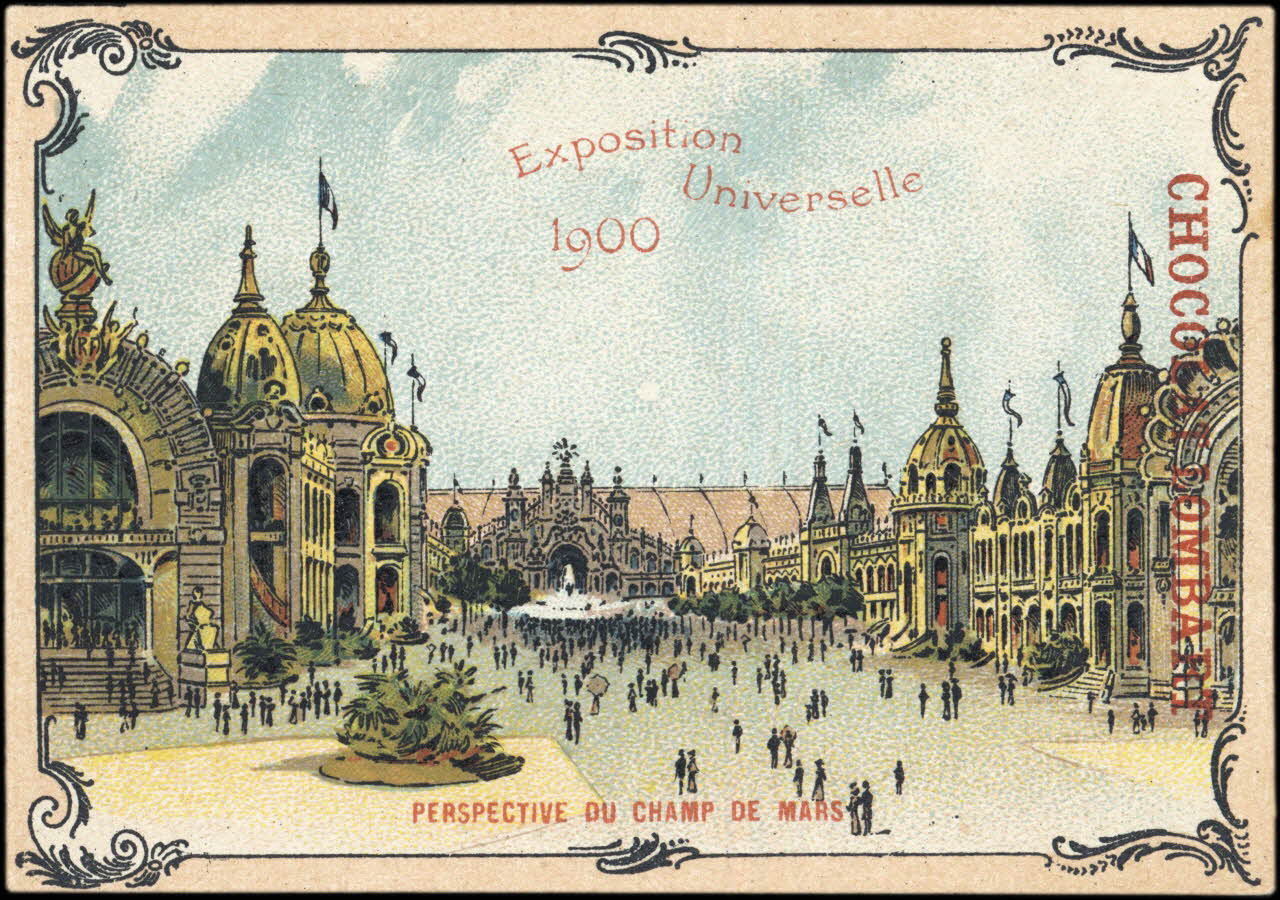 carte réclame chromo Paris 1900 1995.1.4253.16 Photo