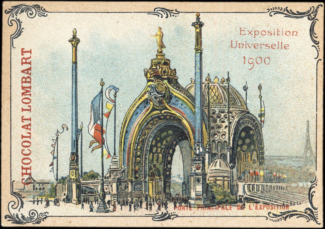 carte réclame chromo Paris 1900 1995.1.4253.19 Photo