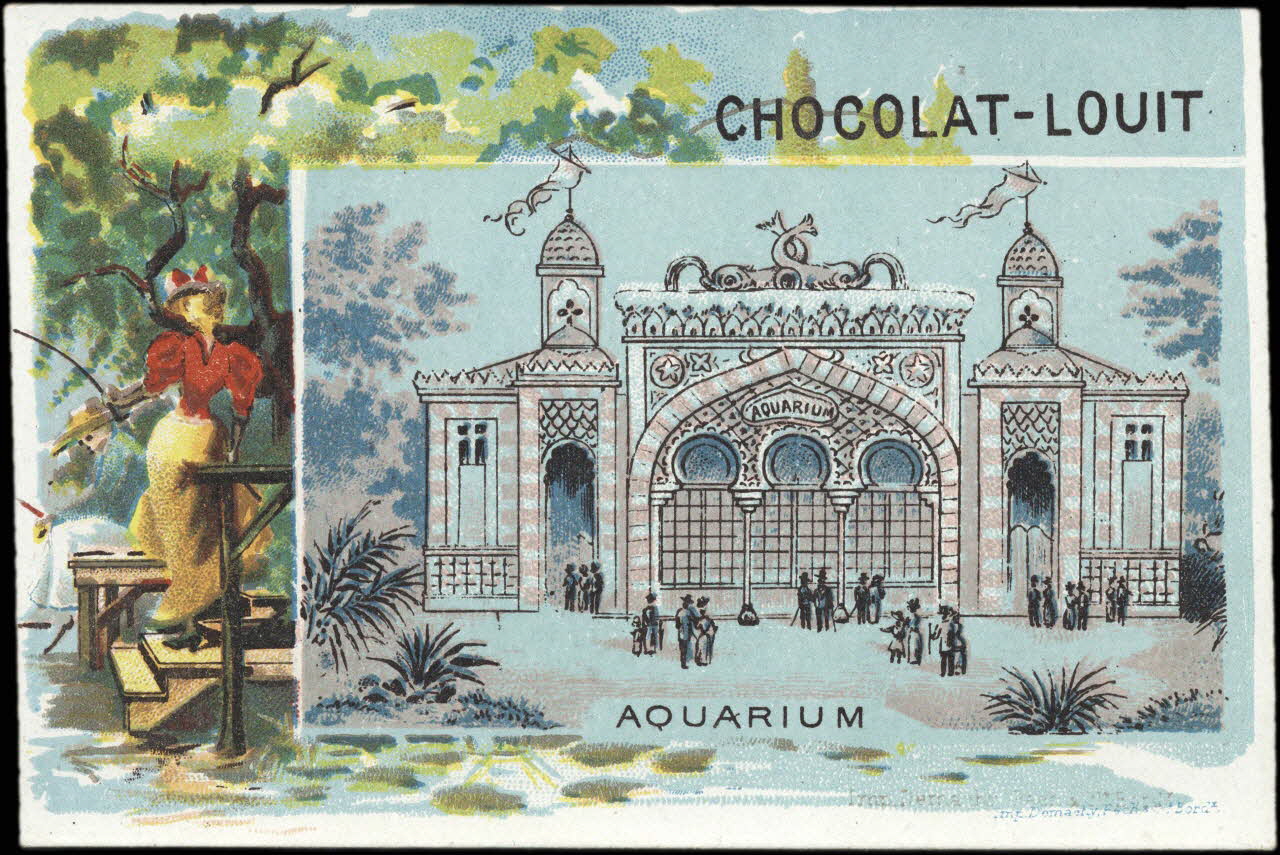 Demachy, Pech et Compagnie carte réclame chromo Paris 1870 1996.40.752.6 Photo