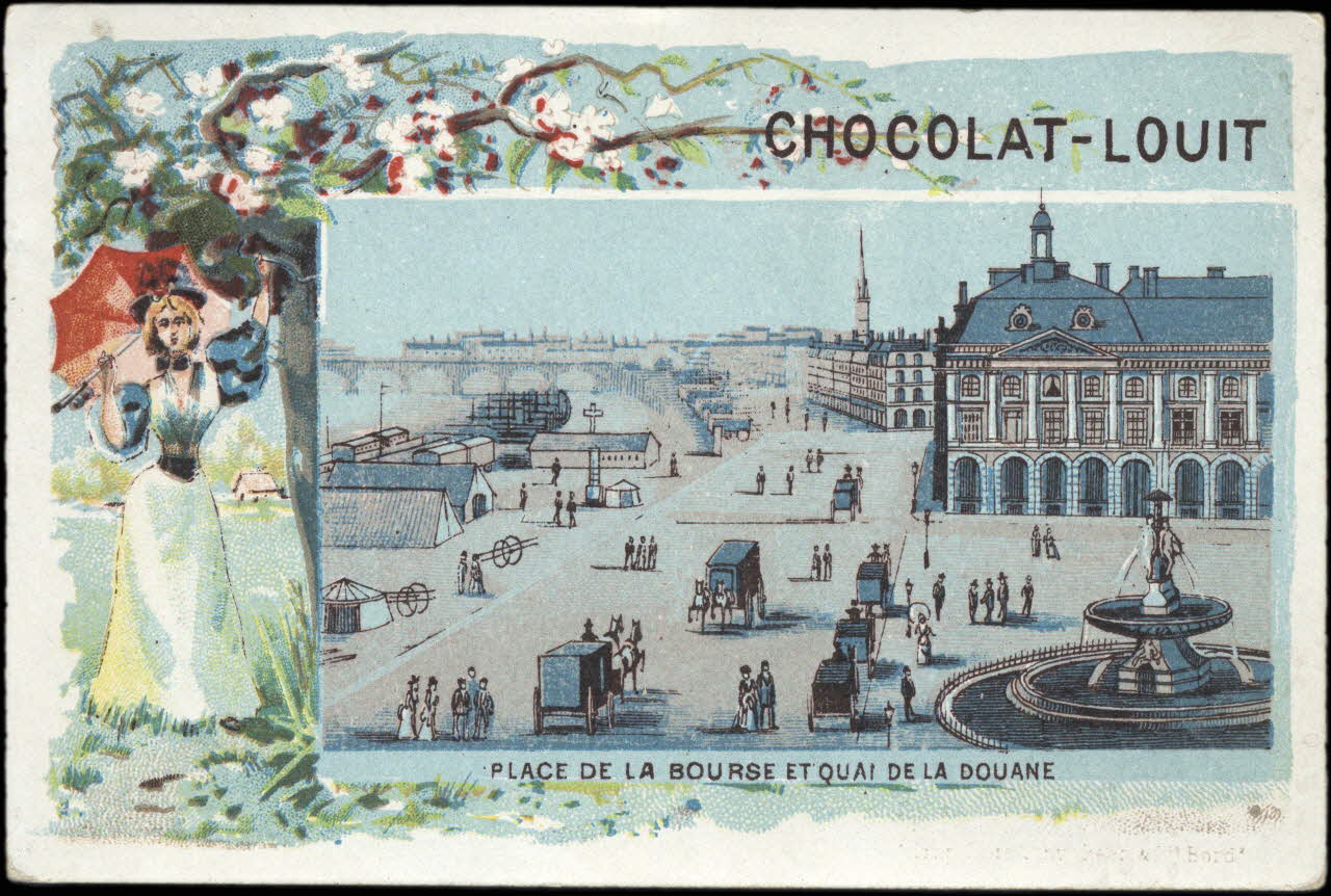 Demachy, Pech et Compagnie carte réclame chromo Paris 1870 1996.40.752.4 Photo