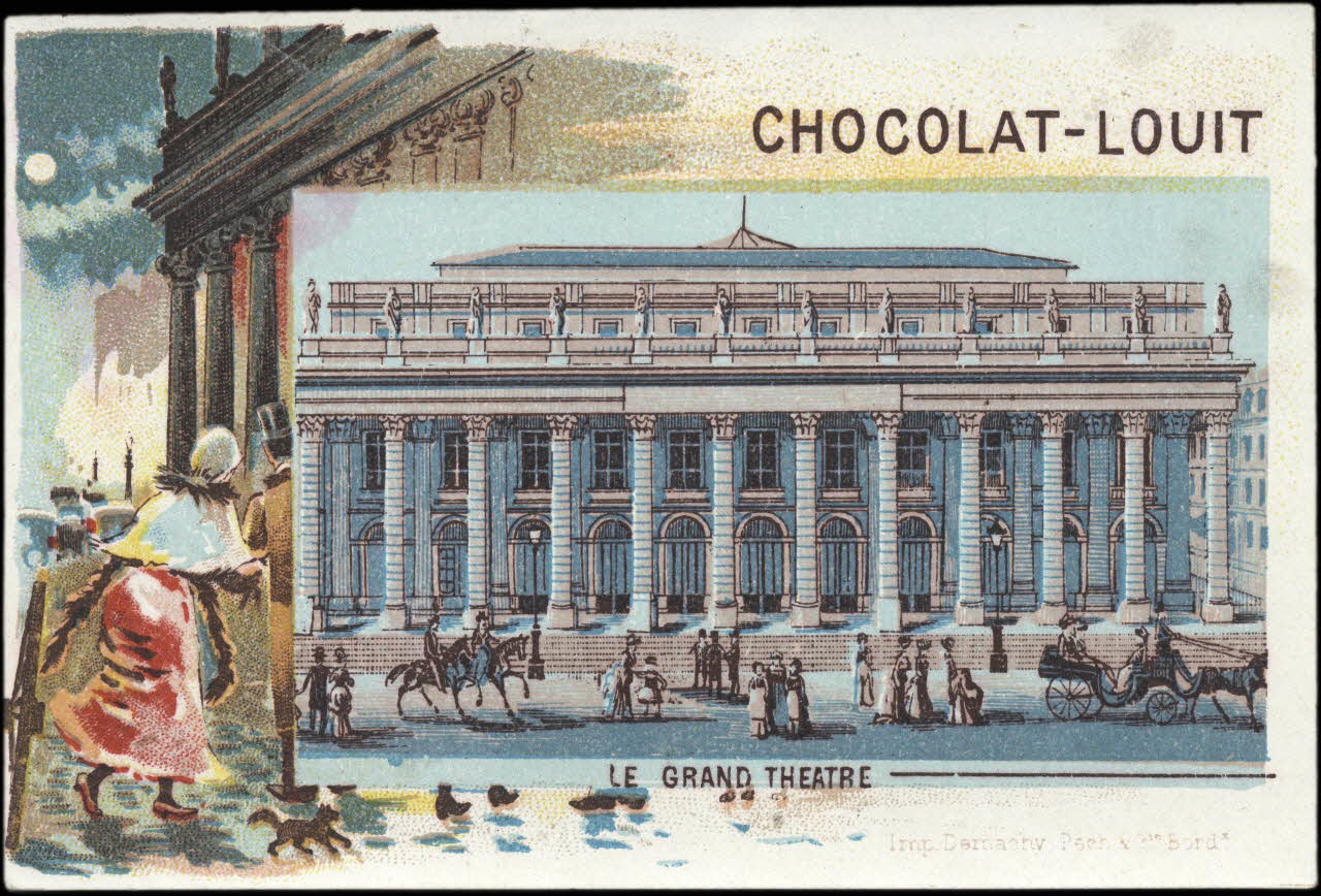 Demachy, Pech et Compagnie carte réclame chromo Paris 1870 1996.40.752.2 Photo