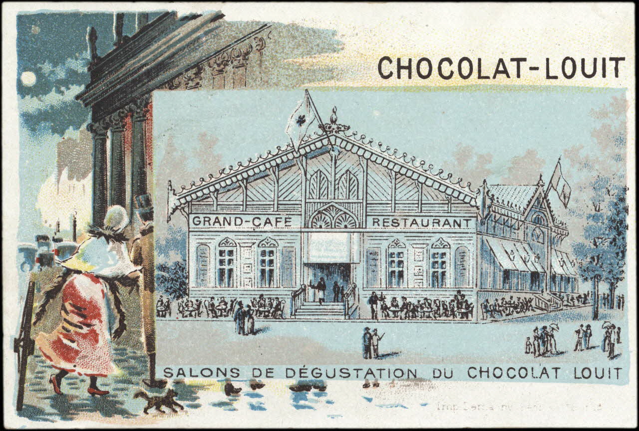 Demachy, Pech et Compagnie carte réclame chromo Paris 1870 1996.40.752.9 Photo