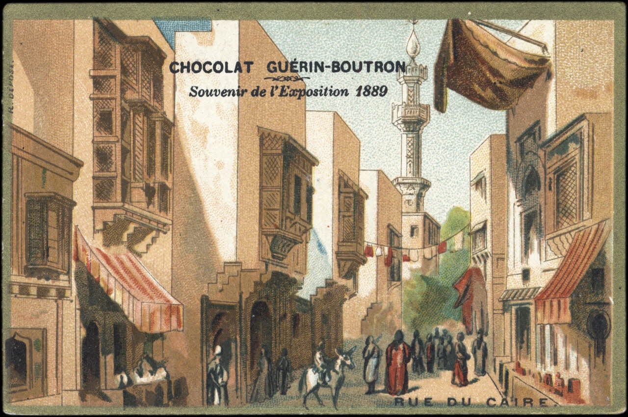 Imprimerie H. Laas carte réclame chromo Paris 1889-1905 1995.1.995.26 Photo