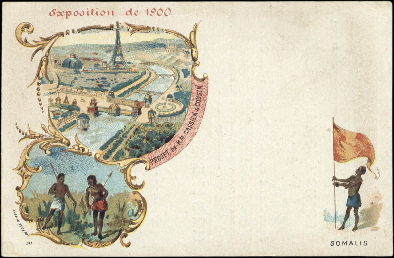Imprimerie H. Laas carte réclame chromo Paris 1900-1905 1995.1.1052.26 Photo