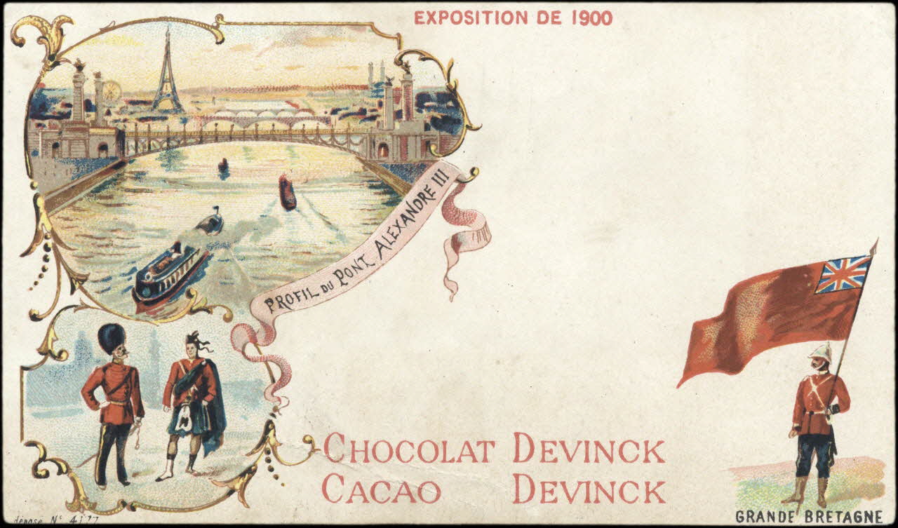 Imprimerie H. Laas carte réclame chromo Paris 1900-1905 1995.1.1052.25 Photo