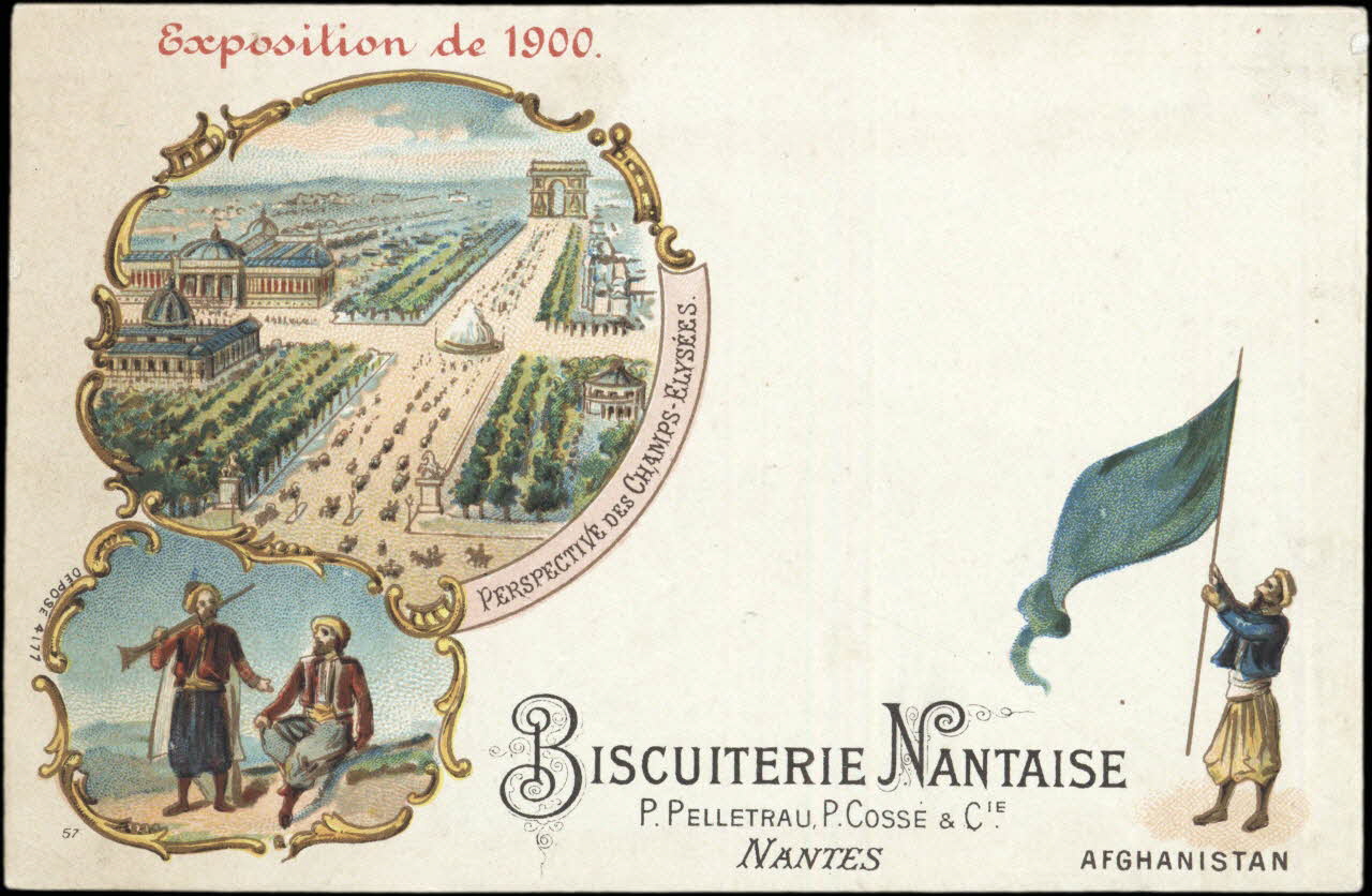Pelletrau P. ; Cossé P. carte réclame chromo Paris 1900-1905 1995.1.1052.20 Photo