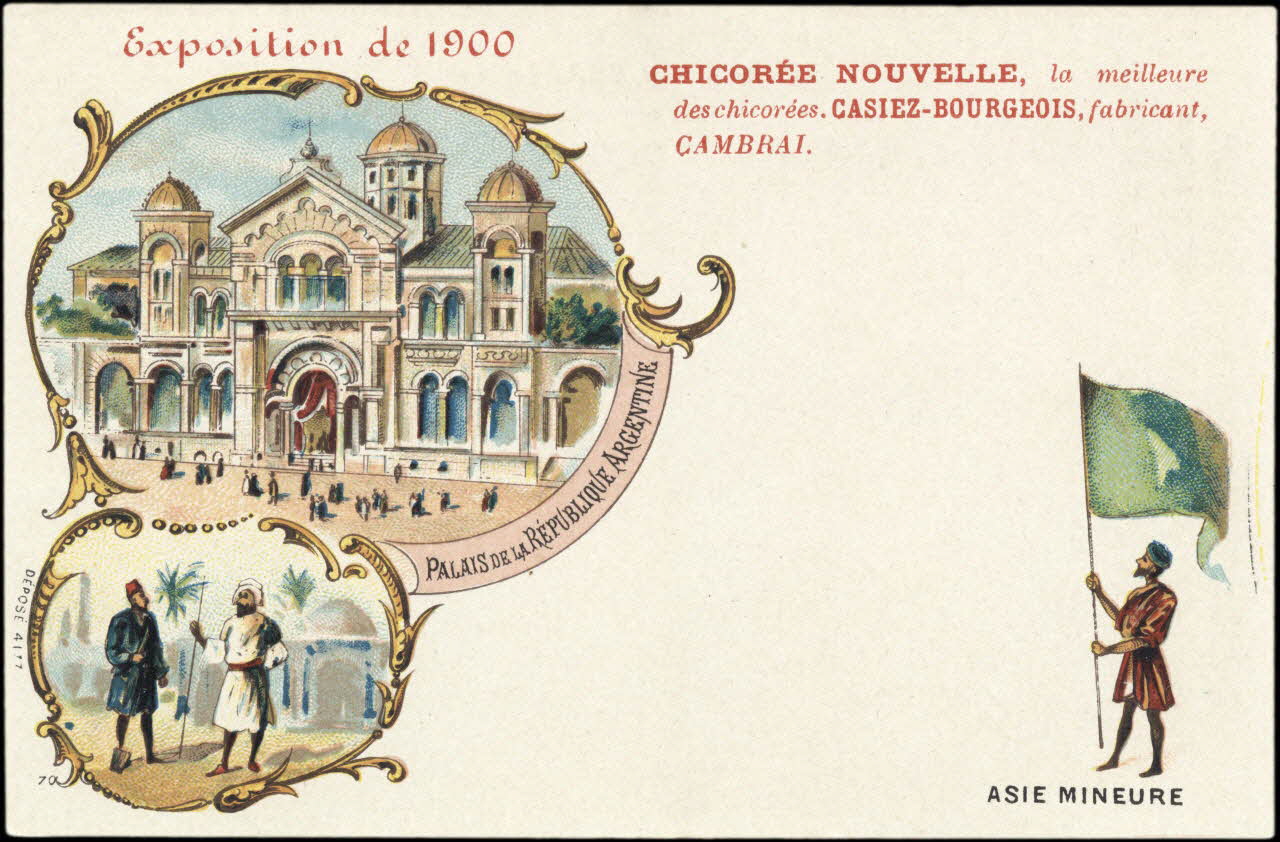 Imprimerie H. Laas carte réclame chromo Paris 1900-1905 1995.1.1052.15 Photo