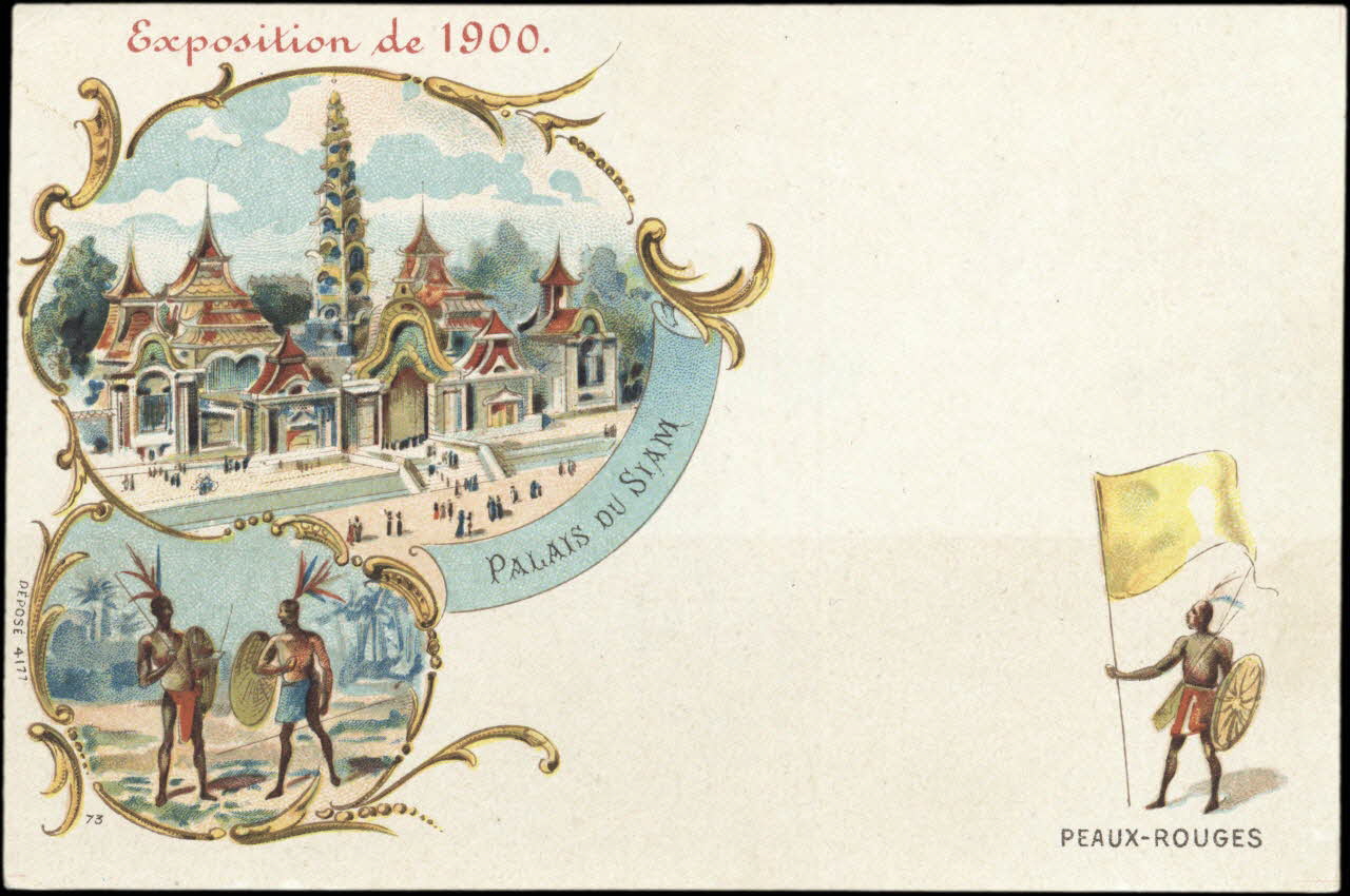 Imprimerie H. Laas carte réclame chromo Paris 1900-1905 1995.1.1052.16 Photo