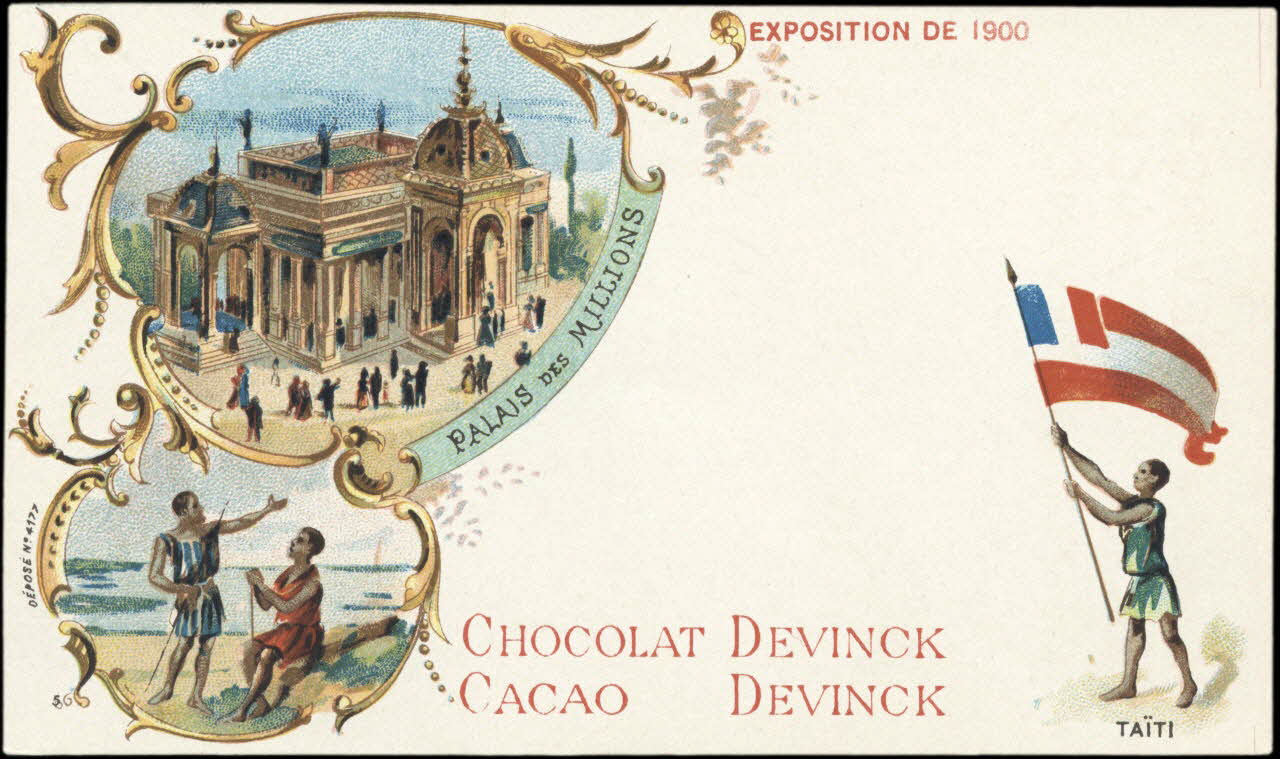 Imprimerie H. Laas carte réclame chromo Paris 1900-1905 1995.1.1052.12 Photo