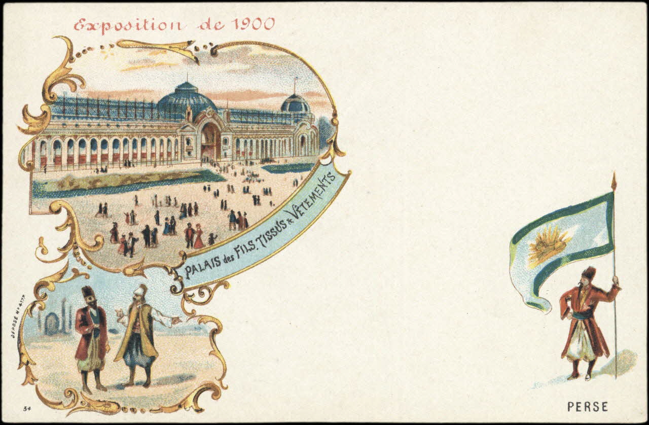 Imprimerie H. Laas carte réclame chromo Paris 1900-1905 1995.1.1052.9 Photo