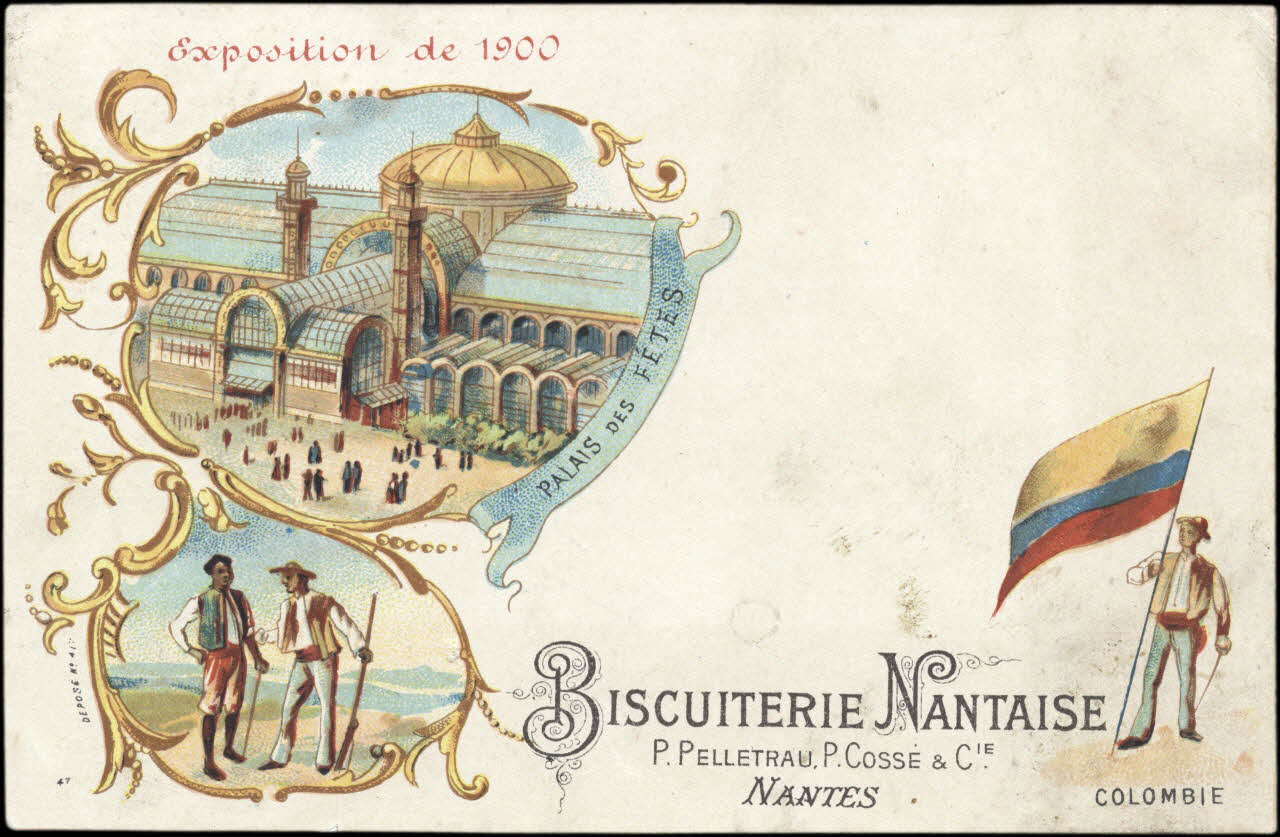 Pelletrau P. ; Cossé P. carte réclame chromo Paris 1900-1905 1995.1.1052.8 Photo
