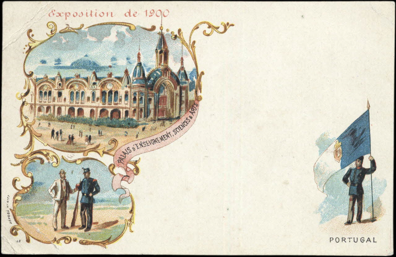 Imprimerie H. Laas carte réclame chromo Paris 1900-1905 1995.1.1052.7 Photo