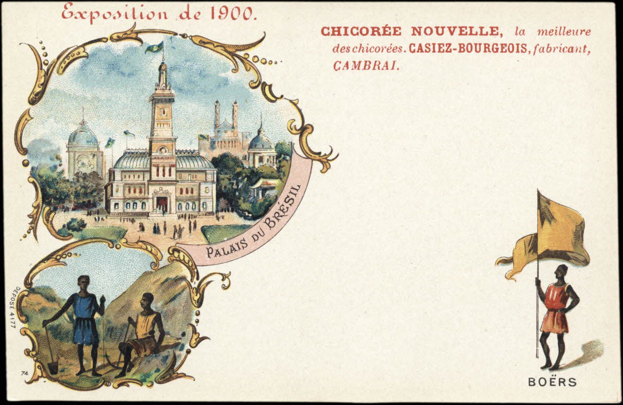 Imprimerie H. Laas carte réclame chromo Paris 1900-1905 1995.1.1052.5 Photo