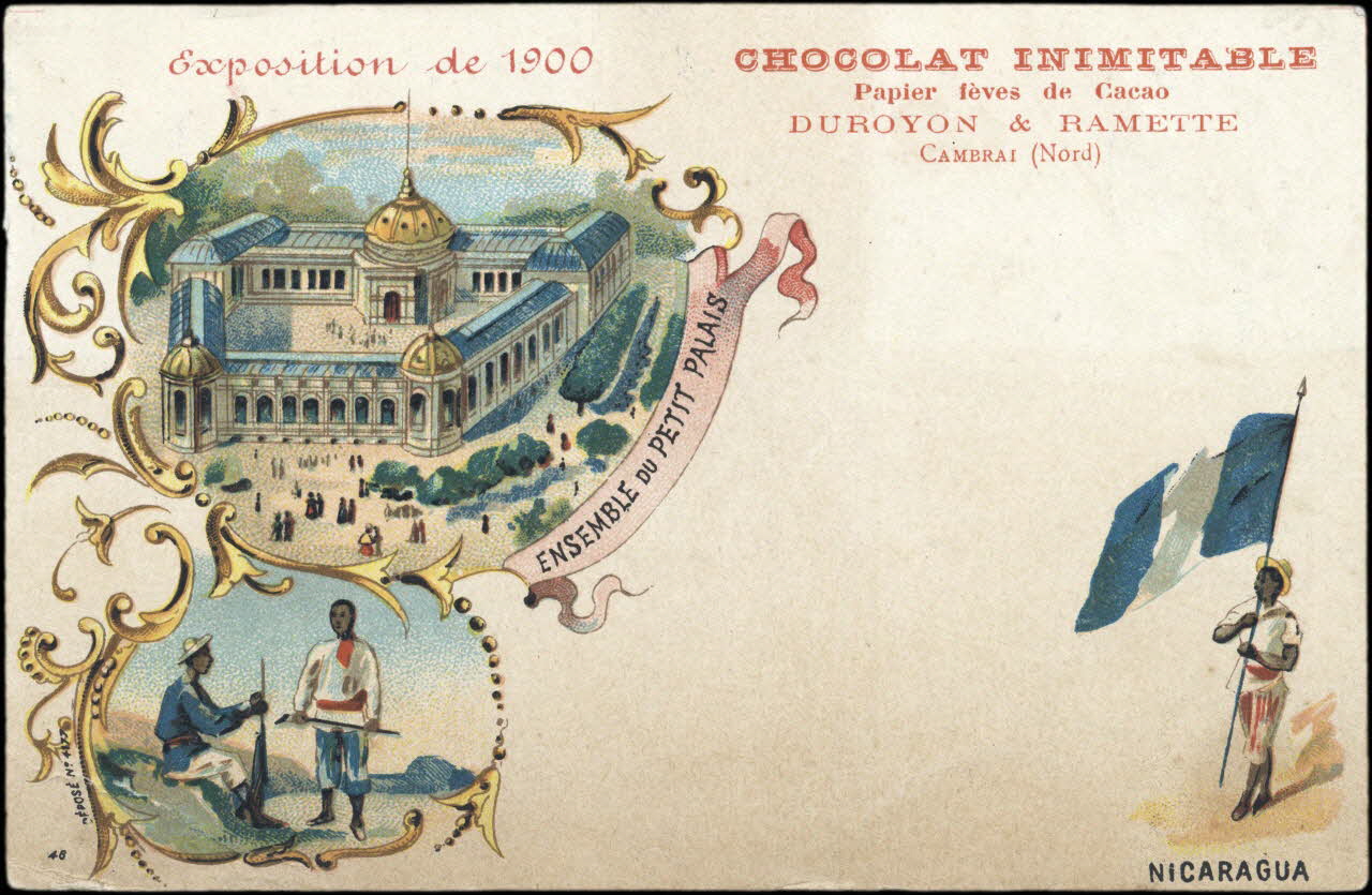 Imprimerie H. Laas carte réclame chromo Paris 1900-1905 1995.1.1052.3 Photo