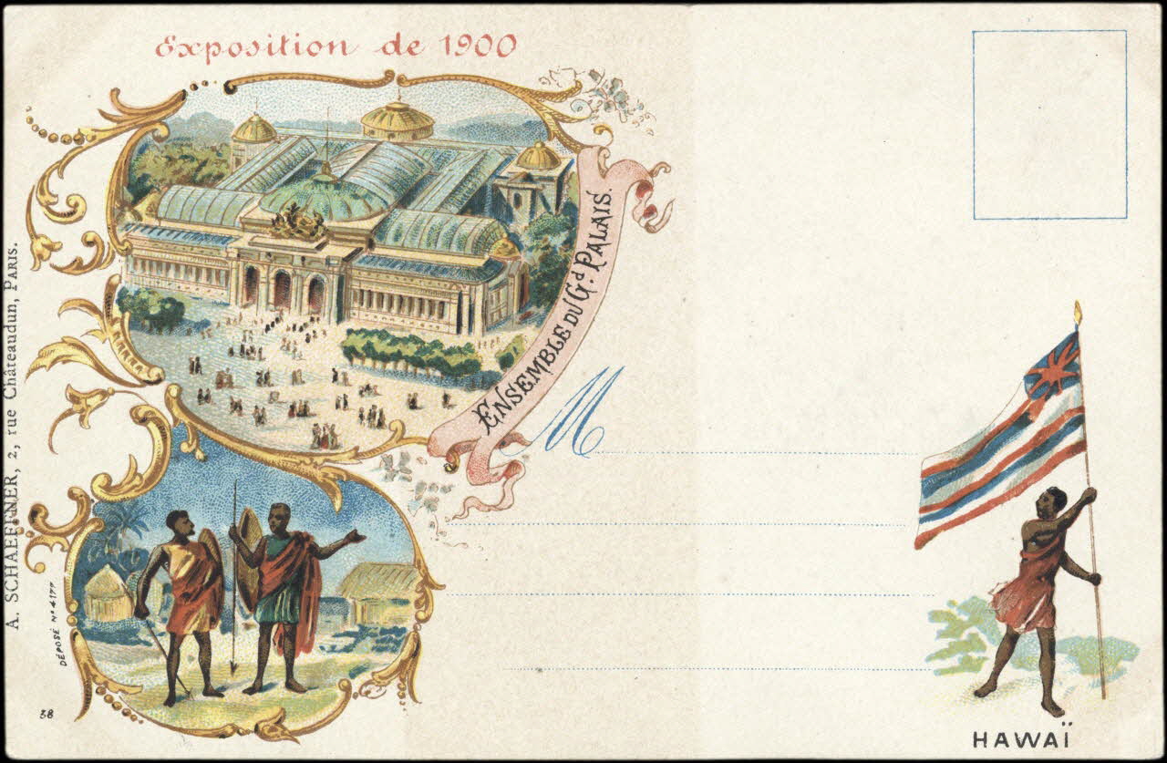 Schaeffner carte réclame chromo Paris 1900-1905 1995.1.1052.2 Photo
