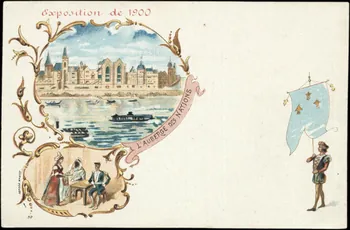 Imprimerie H. Laas carte réclame chromo Paris 1900-1905 1995.1.1052.1 Photo