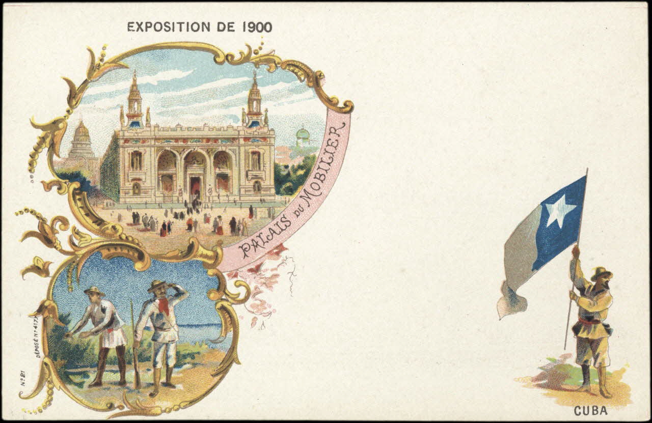 Imprimerie H. Laas carte réclame chromo Paris 1878-1905 1996.40.994.8 Photo