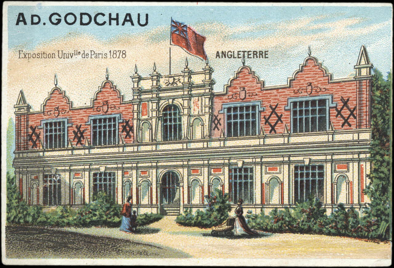 Imprimerie H. Laas carte réclame chromo Paris 1878 1974.50.480 Photo