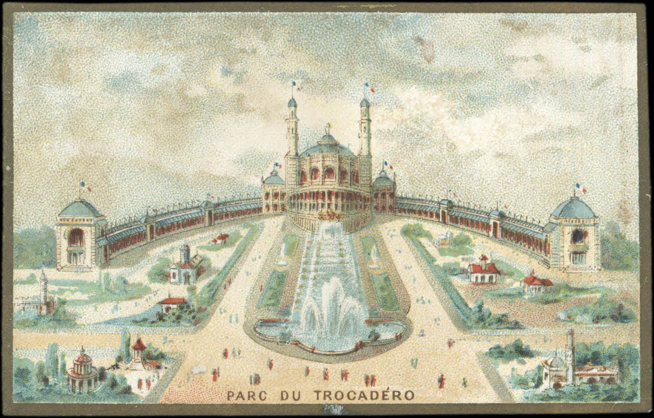 carte réclame chromo Paris 1889 1995.1.3366.5 Photo