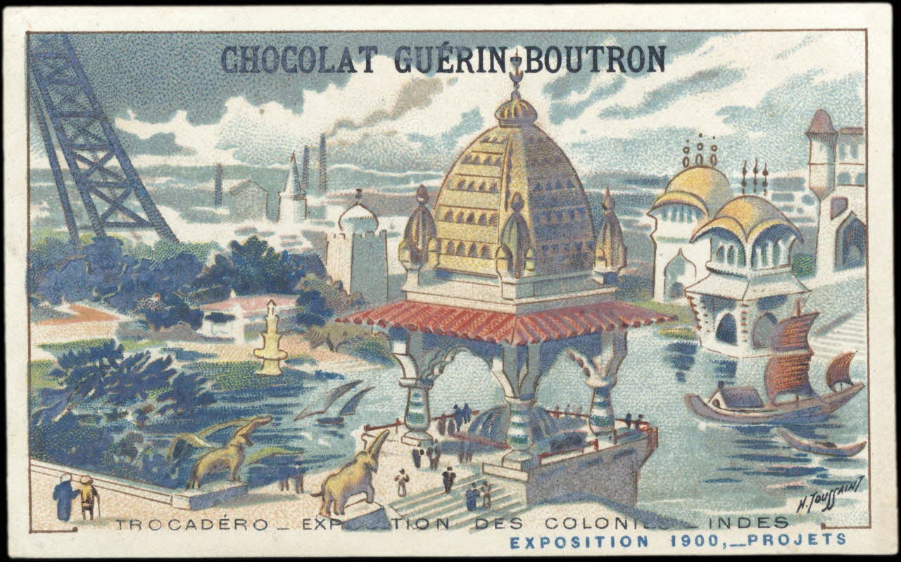 Toussaint H. ; Baster & Vieillemard carte réclame chromo Paris 1900 1995.1.263.73 Photo