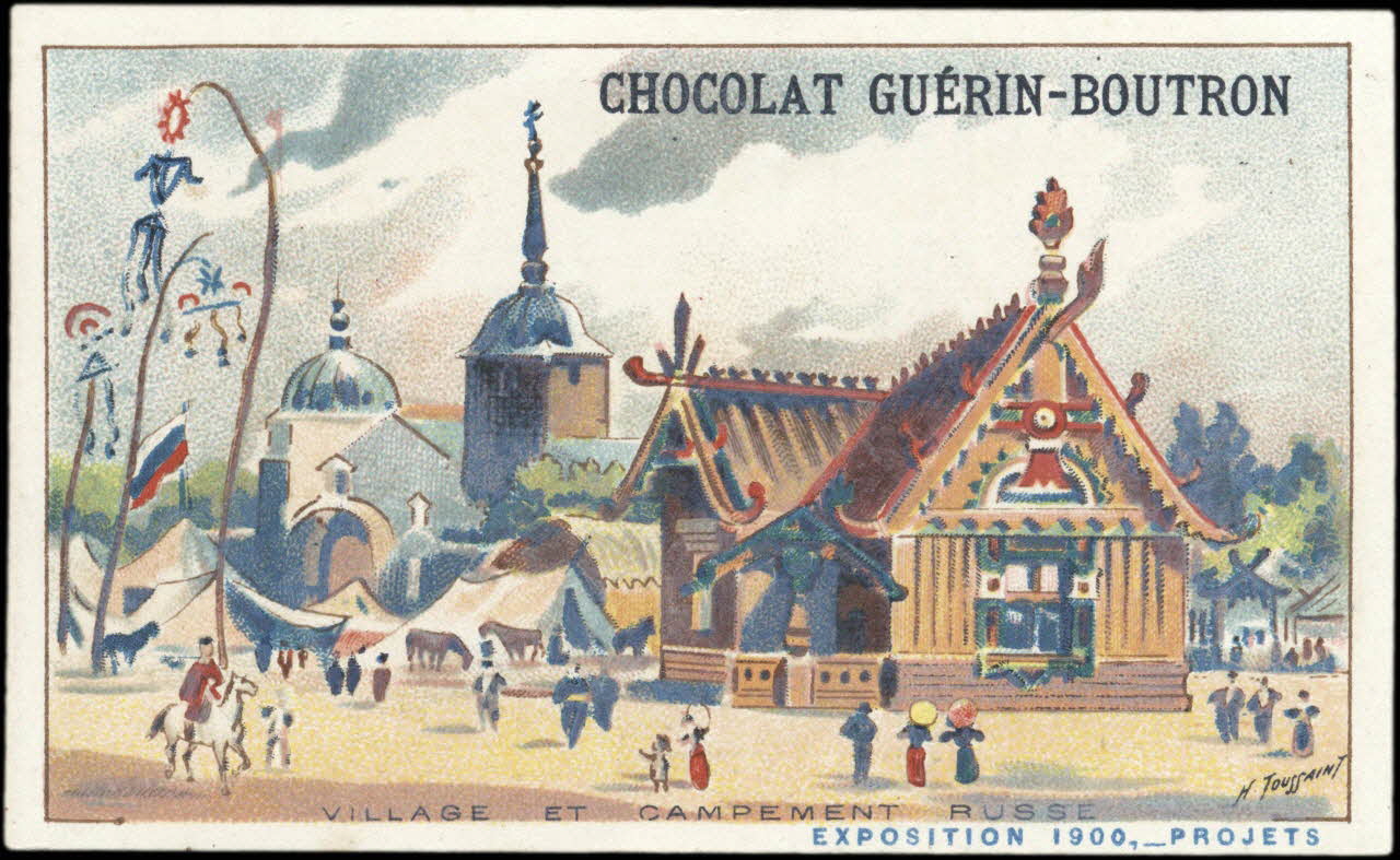 Toussaint H. ; Baster & Vieillemard carte réclame chromo Paris 1900 1995.1.263.76 Photo