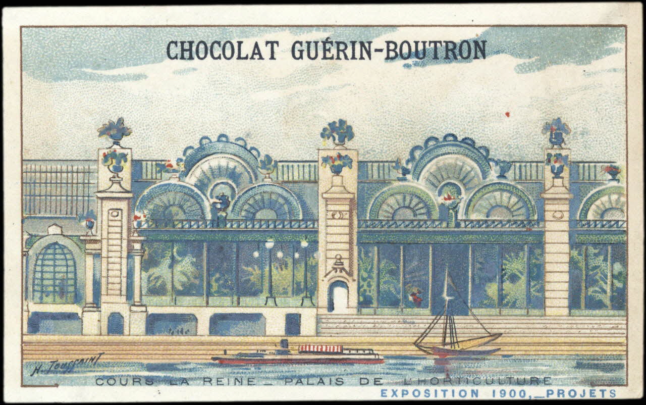 Toussaint H. ; Baster & Vieillemard carte réclame chromo Paris 1900 1995.1.263.35 Photo