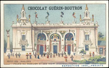 Toussaint H. ; Baster & Vieillemard carte réclame chromo Paris 1900 1995.1.263.46 Photo