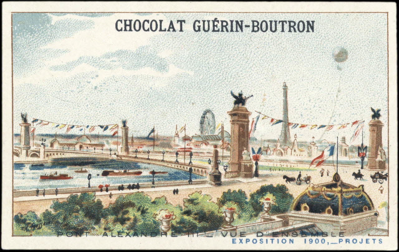 Toussaint H. ; Baster & Vieillemard carte réclame chromo Paris 1900 1995.1.263.68 Photo