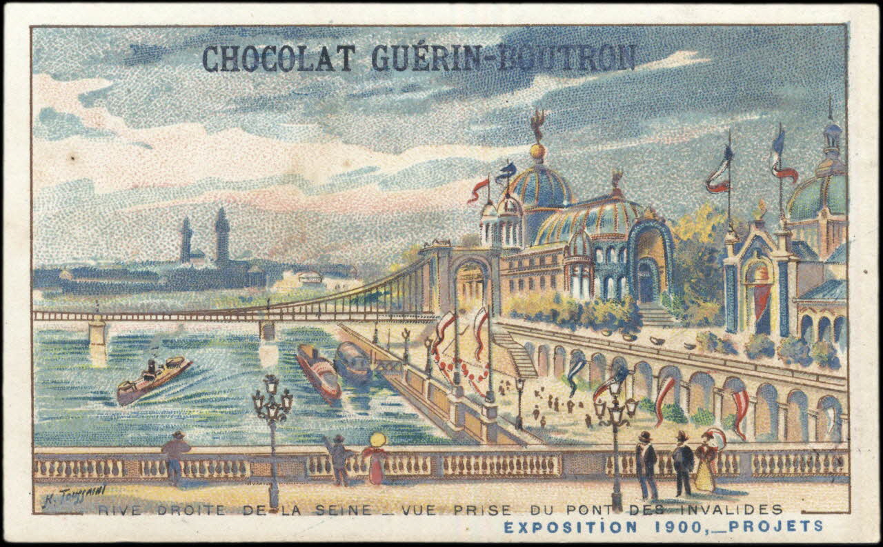 Toussaint H. ; Baster & Vieillemard carte réclame chromo France 1900 1995.1.263.69 Photo