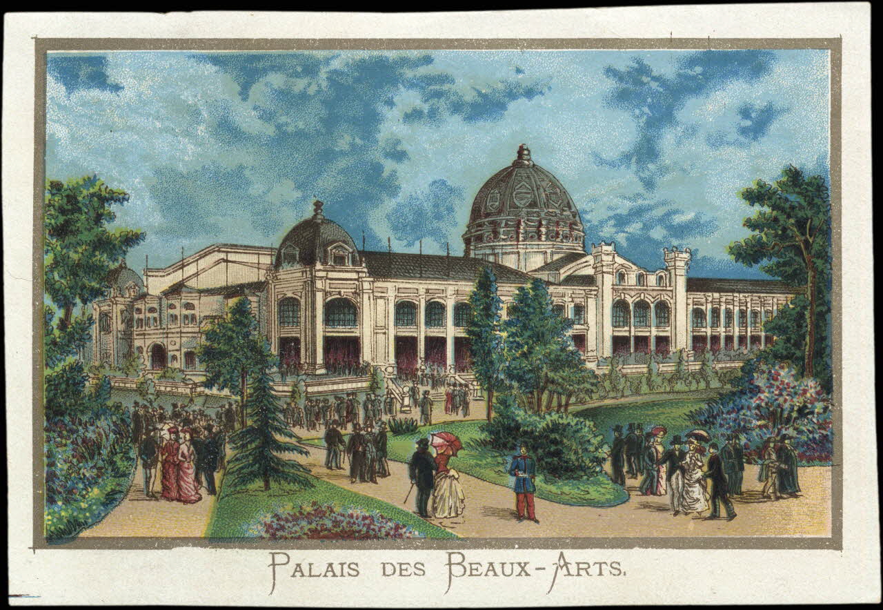 carte réclame chromo Paris 1889 1996.40.1260.3 Photo