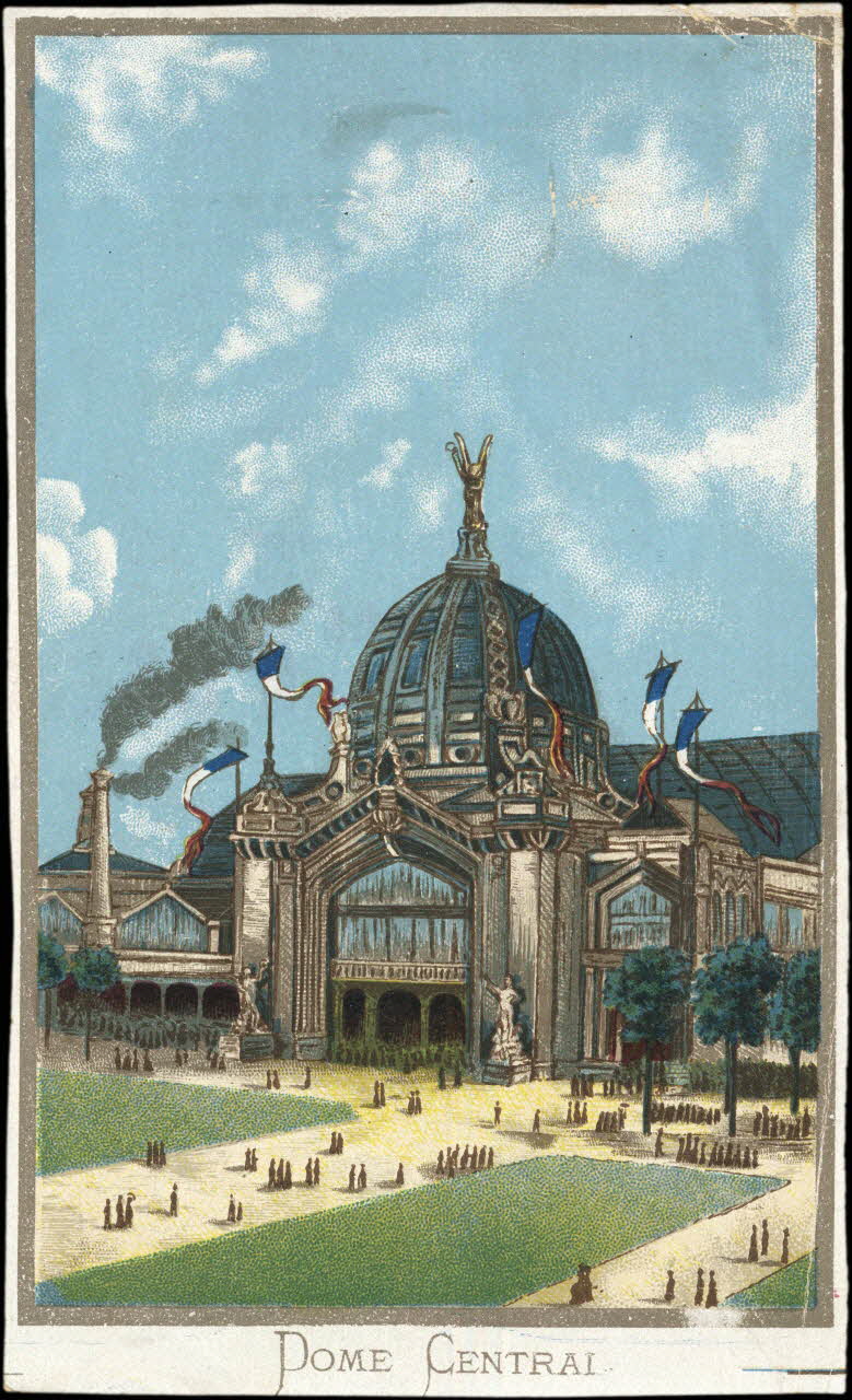 carte réclame chromo Paris 1889 1996.40.1260.2 Photo