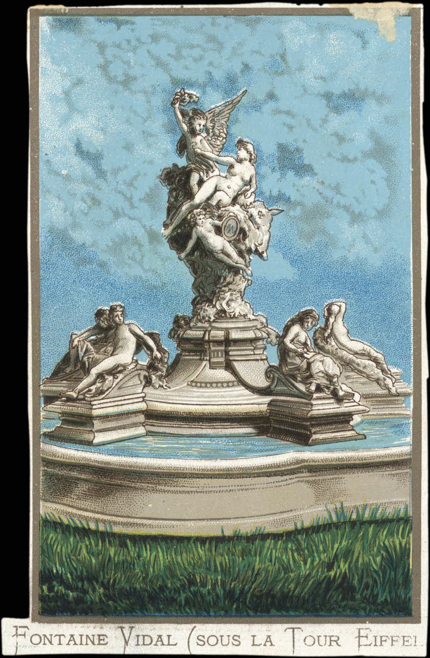 carte réclame chromo Paris 1889 1996.40.1260.4 Photo