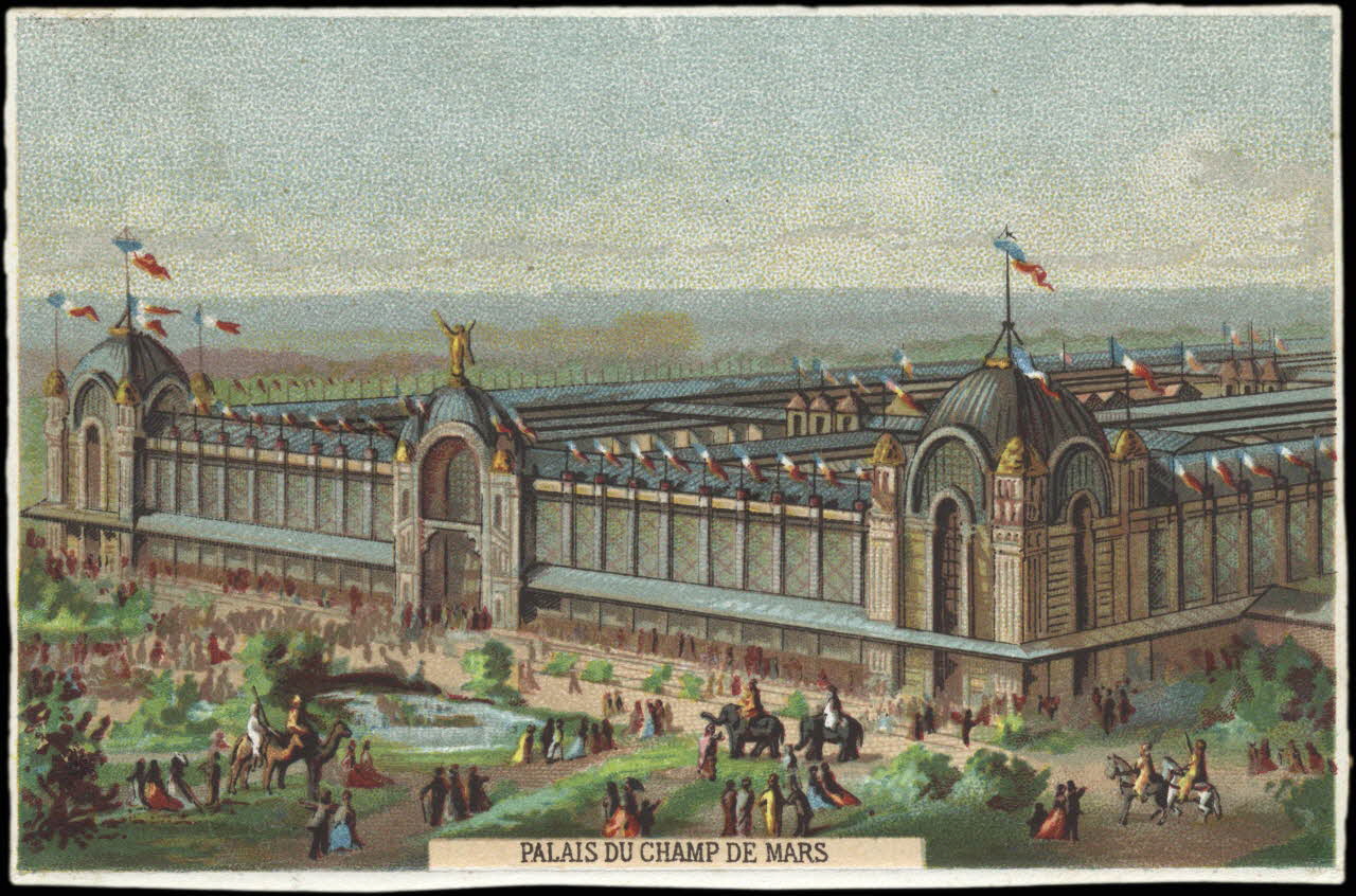 carte réclame chromo Paris 1878 1996.40.1258.4 Photo