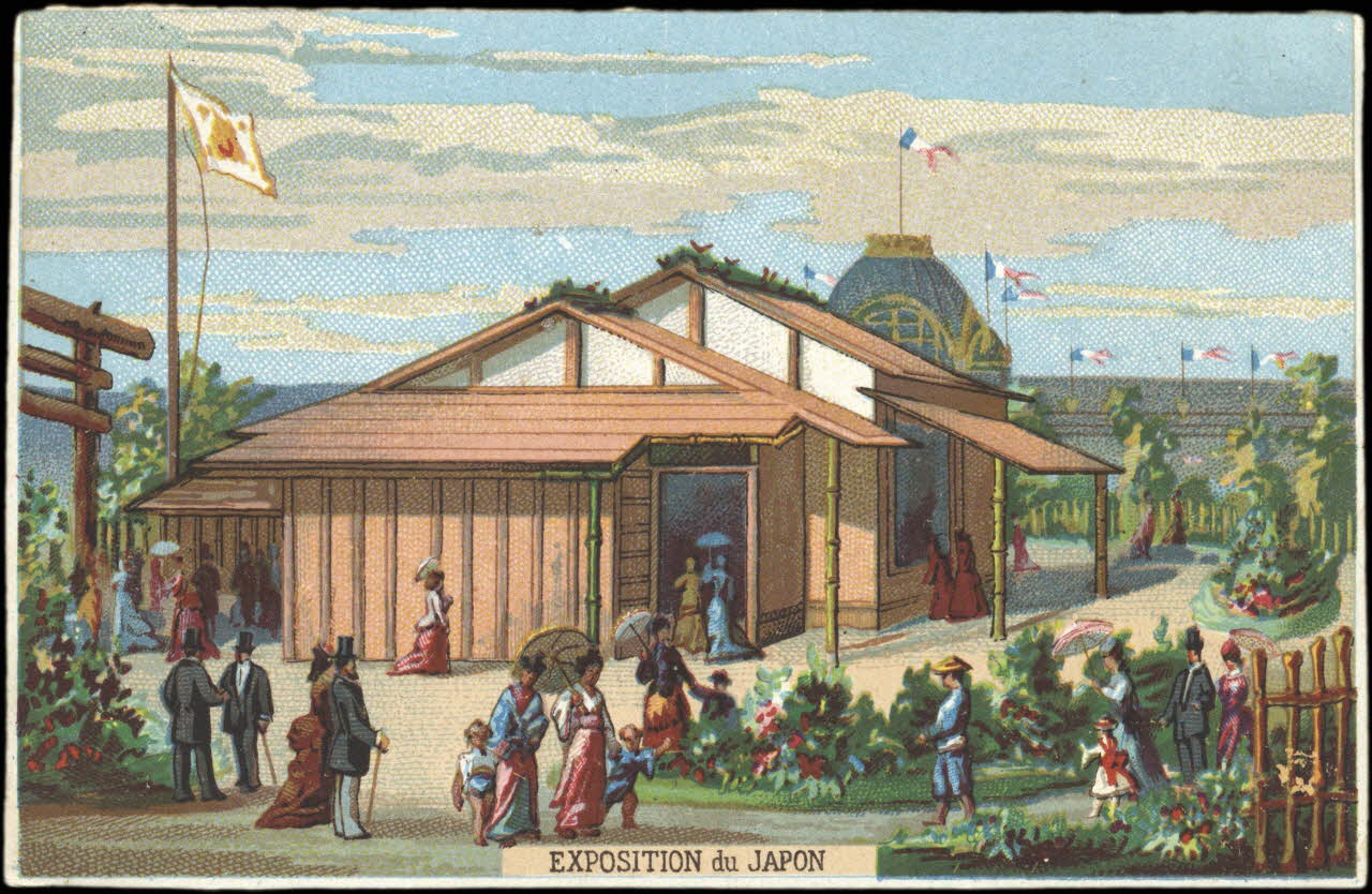 carte réclame chromo Paris 1878 1996.40.1258.1 Photo Mucem