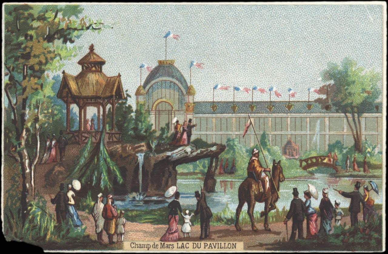 carte réclame chromo Paris 1878 1996.40.1258.2 Photo