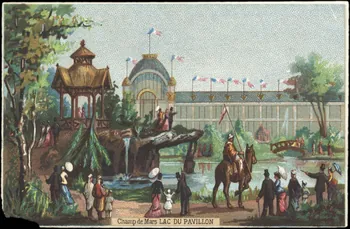 carte réclame chromo Paris 1878 1996.40.1258.2 Photo