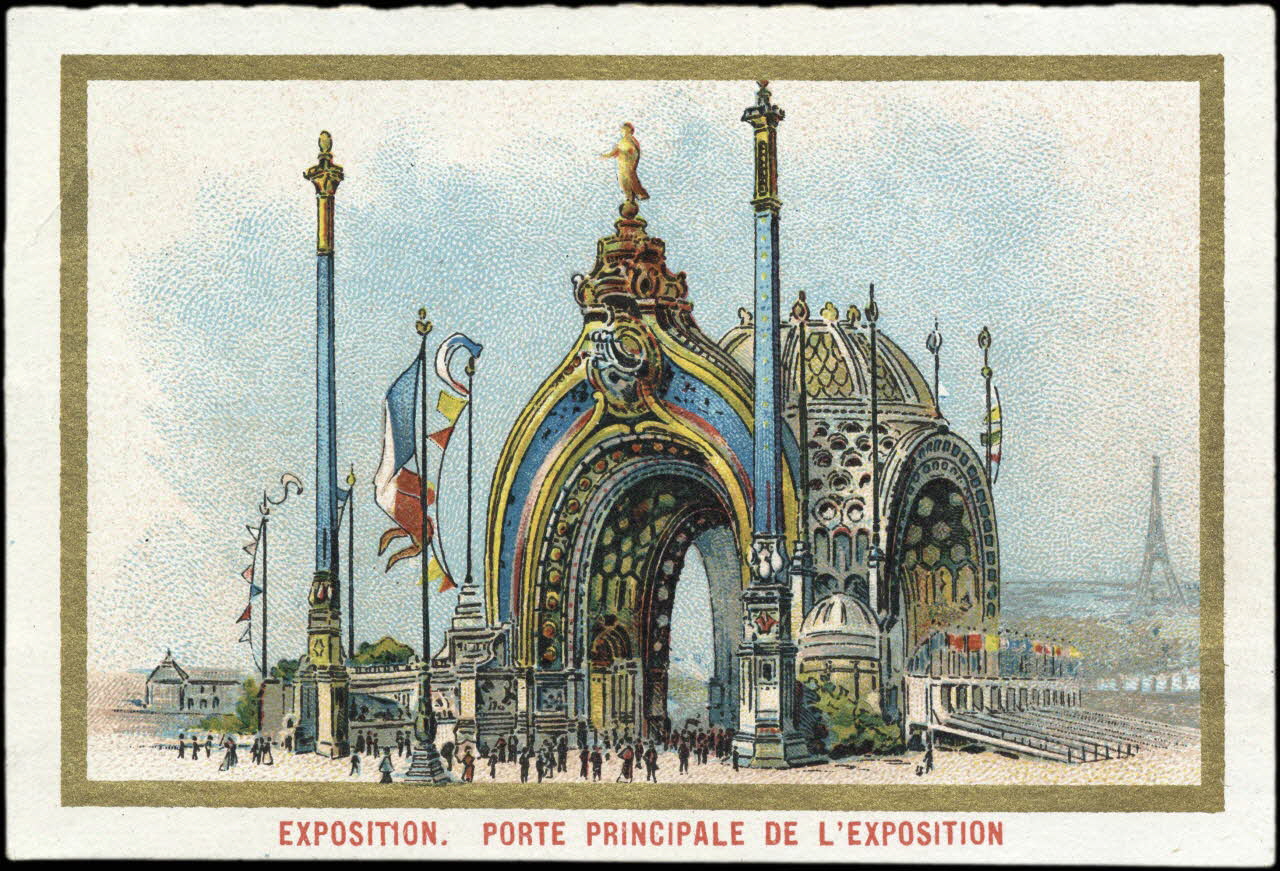 carte réclame chromo Paris 1901 1995.1.4069.2 Photo