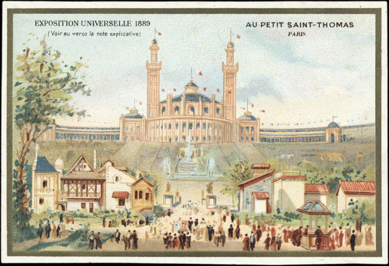 Bourgerie carte réclame chromo Paris 1880-1910 1995.1.1001.22 Photo