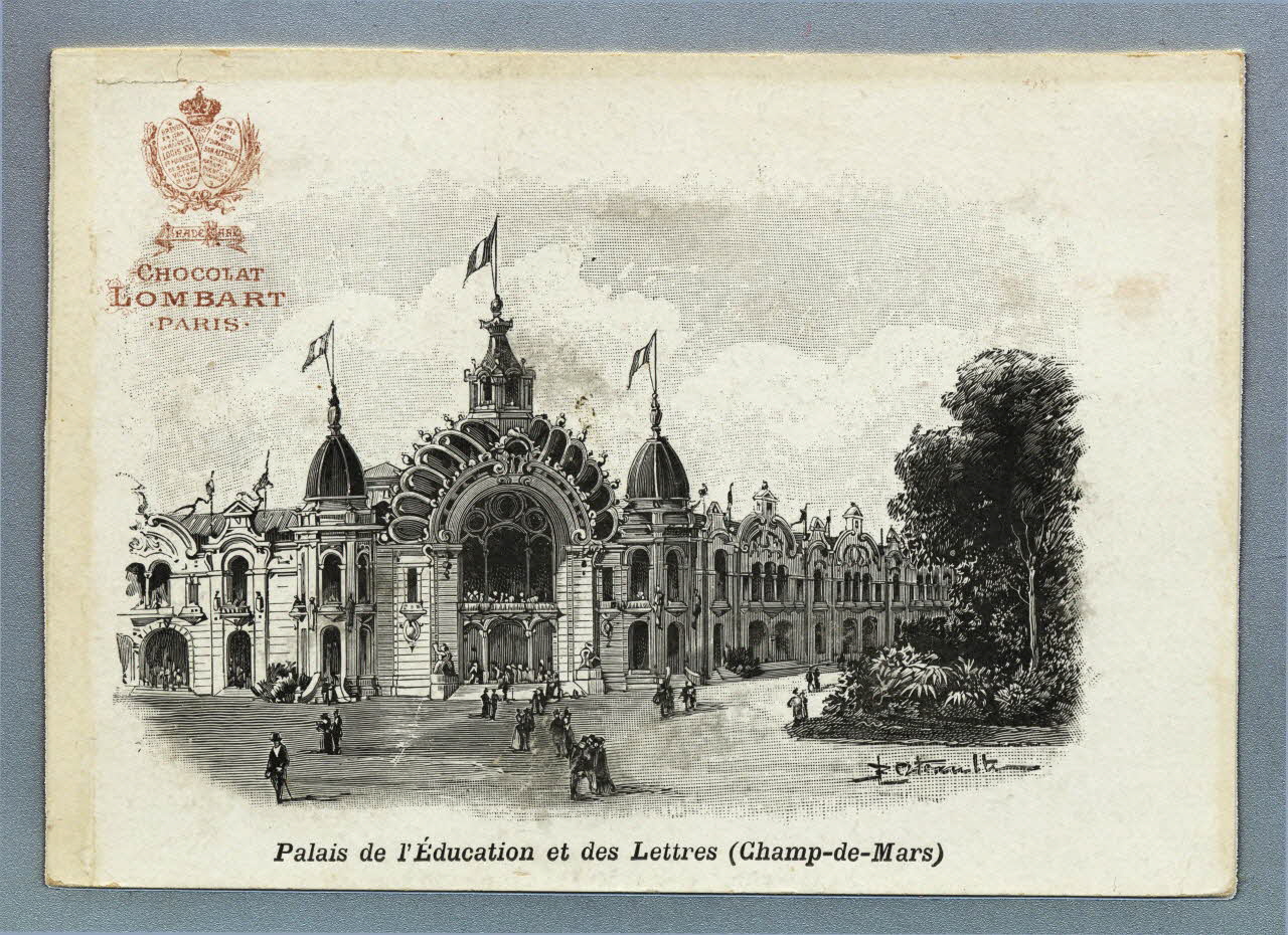 Bertault Lucien carte réclame chromo Paris 1900 1996.40.951.5 Photo