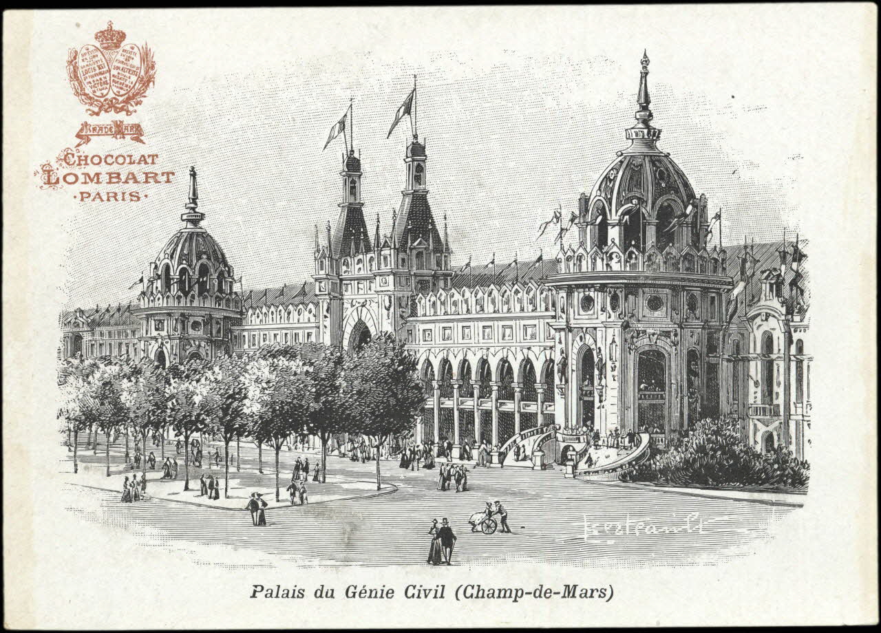 Bertault Lucien carte réclame chromo Paris 1900 1996.40.951.12 Photo