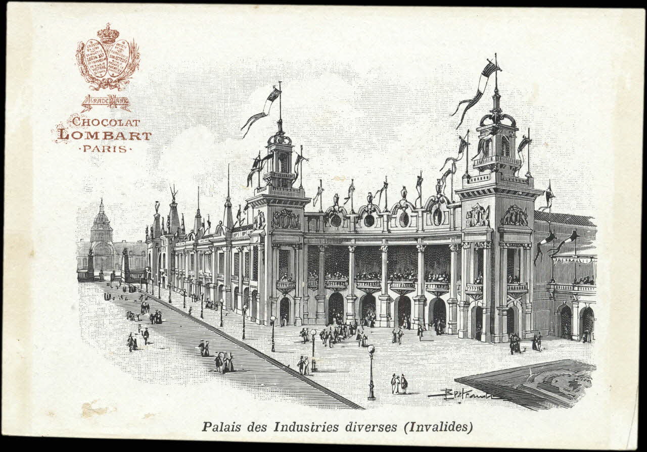 Bertault Lucien carte réclame chromo Paris 1900 1996.40.951.17 Photo