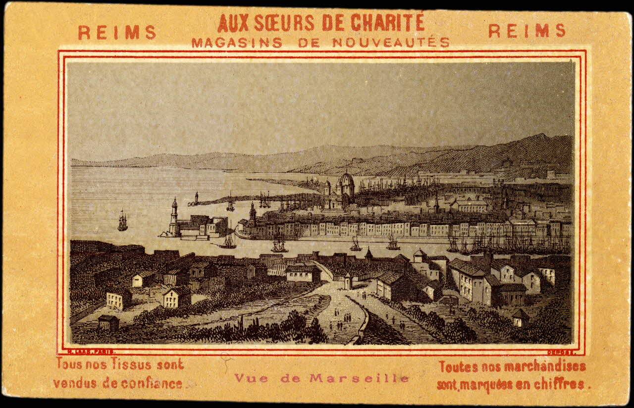 Imprimerie H. Laas carte réclame chromo Paris 1878-1905 1995.1.996.57 Photo