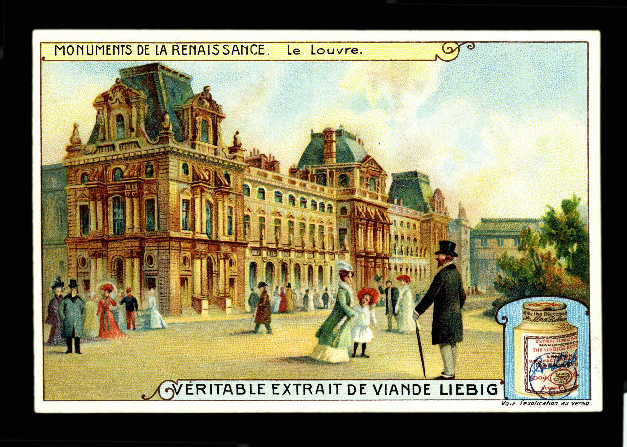 carte réclame chromo Paris 1909 1992.1.118 Photo