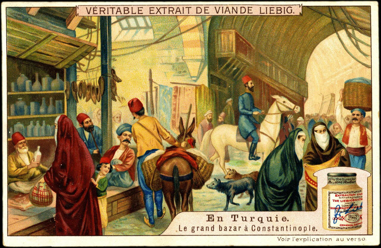Liebig carte réclame chromo Anvers 1910 1995.1.2677.4 Photo